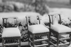 2014年2月8日・東京の大雪-イス